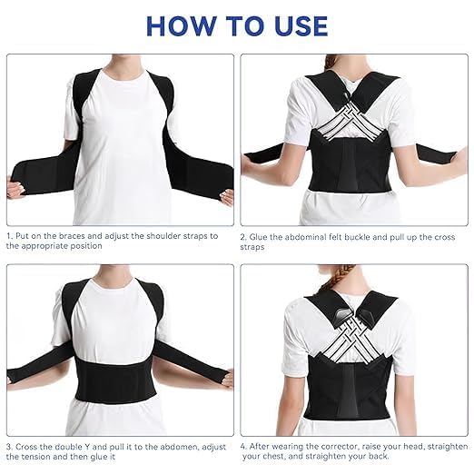 Posture Corrector Belt for Men & Women | Shoulder & Back Support